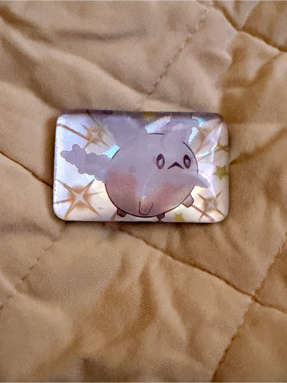 Pokemon Pink Cloud Character Rectangular Pet Tag